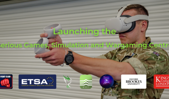 Launching the Serious Games, Simulation and Wargaming Centre